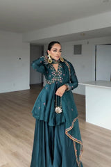 PARINITA SINGH IN PHIROZI SHAMA SHARARA SET