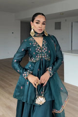 PARINITA SINGH IN PHIROZI SHAMA SHARARA SET