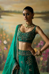 EMERALD NAZMA LEHENGA SET