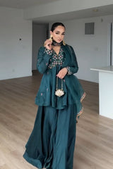 PARINITA SINGH IN PHIROZI SHAMA SHARARA SET