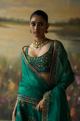 EMERALD NAZMA LEHENGA SET