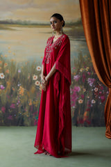 SCARLET HIYA KAFTAN SET