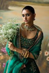 EMERALD NAZMA LEHENGA SET