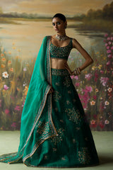 EMERALD NAZMA LEHENGA SET