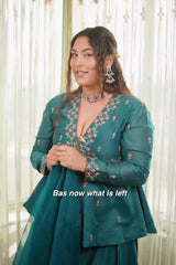 SAKSHI SINDWANI IN PHIROZI SHAMA SHARARA SET