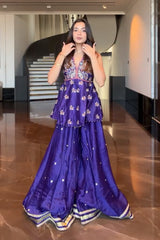 Sonali singh in Jasleen Sharara Set