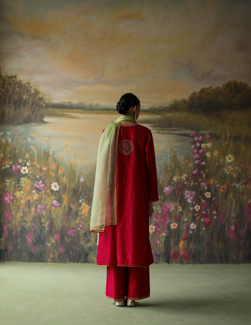 SCARLET MIRAYA KURTA SET