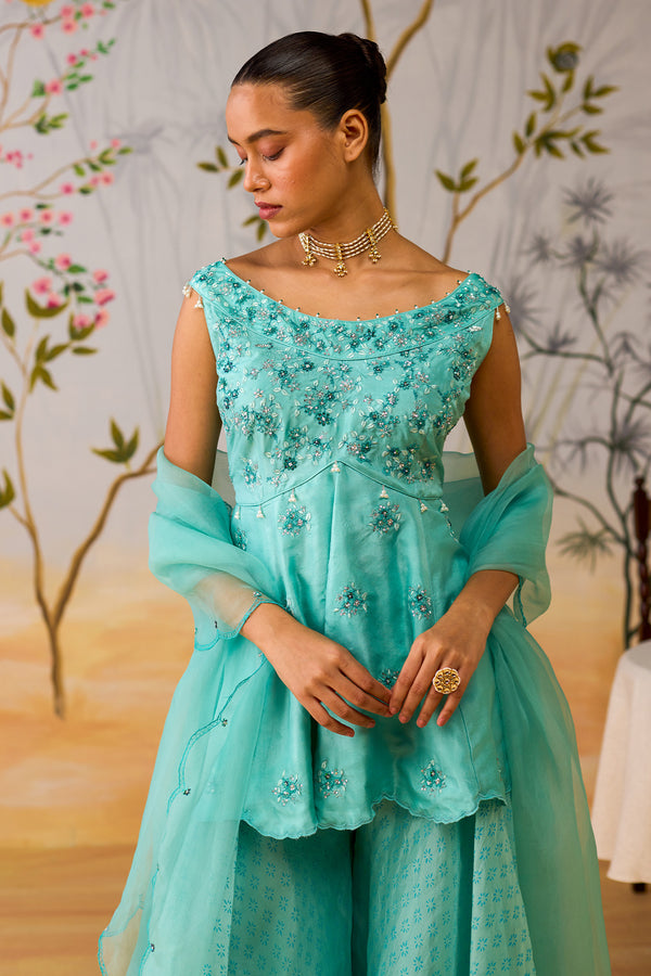 TUSHITA SHARARA SET