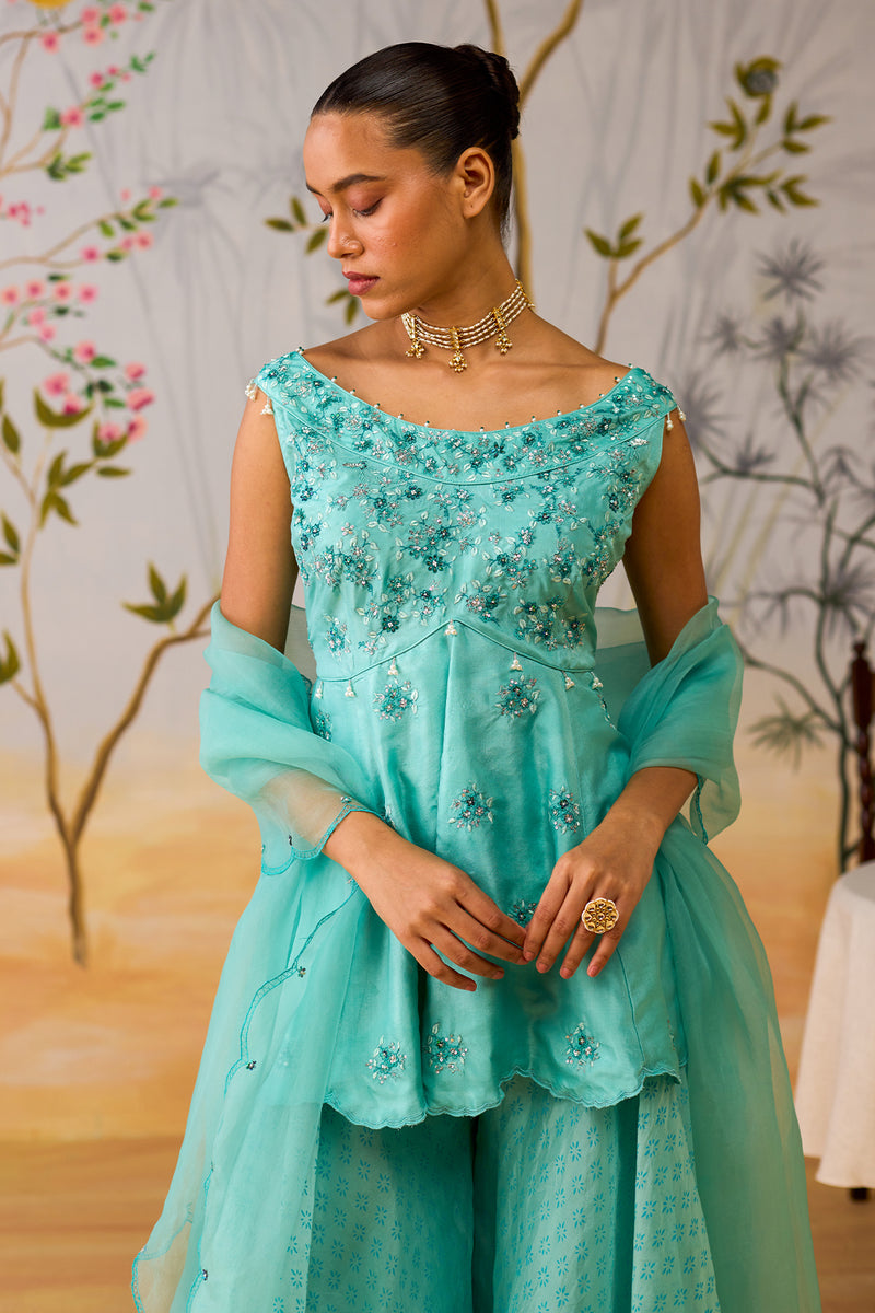 TUSHITA SHARARA SET