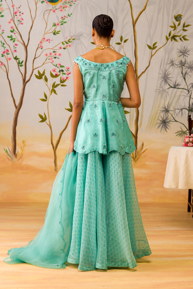 TUSHITA SHARARA SET