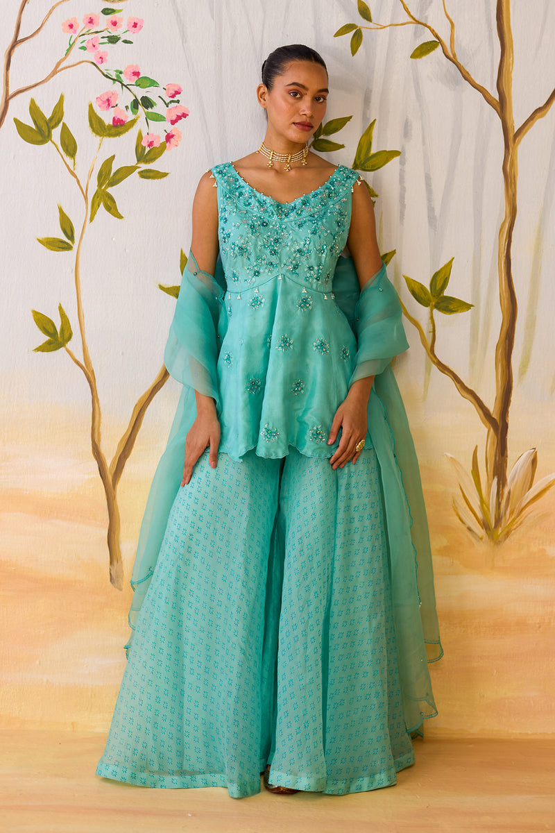 TUSHITA SHARARA SET