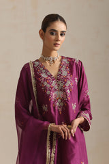 AUBERGINE ADYA KURTA SET