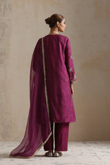 AUBERGINE ADYA KURTA SET