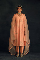 Apricot Kashvi Kurta Set