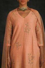 Apricot Kashvi Kurta Set