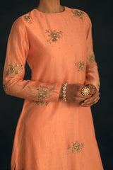 Apricot Kyra Kurta Set