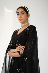 Black Alma Kurta Set