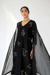 Black Alma Kurta Set