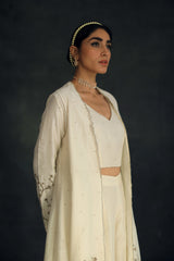Ecru Taachi Kalidaar Jacket set