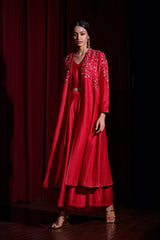 BERRY TAACHI KALIDAAR JACKET SET