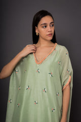 Hariyali Nargis Kaftaan set