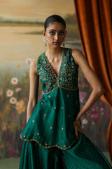 EMERALD ILYANA SHARARA SET