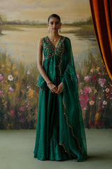 EMERALD ILYANA SHARARA SET