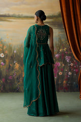 EMERALD ILYANA SHARARA SET