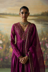 AUBERGINE PRANIKA ANARKALI SET