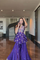 Sonali singh in Jasleen Sharara Set