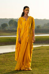 Sunheri Kalki Cape set