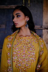 SUNHERI MUMTAZ KURTA SET