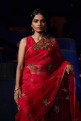 SCARLET RUMI SAREE SET