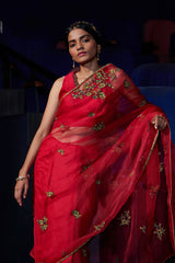 SCARLET RUMI SAREE SET