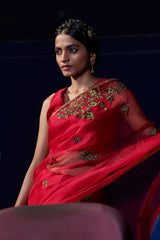 SCARLET RUMI SAREE SET