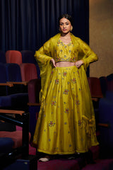 LIME ZARINA LEHENGA SET