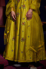 LIME ZARINA LEHENGA SET