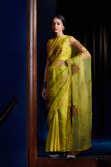 LIME LAISA SAREE SET