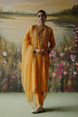 TURMERIC NAVELI KURTA SET