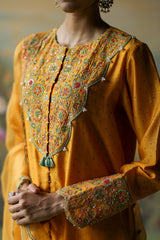 TURMERIC NAVELI KURTA SET