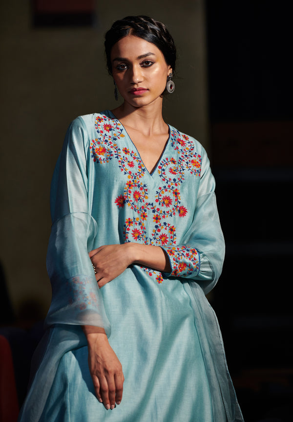 AQUA MANSEE KURTA SET