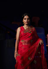 SCARLET RUMI SAREE SET