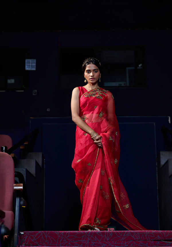 SCARLET RUMI SAREE SET