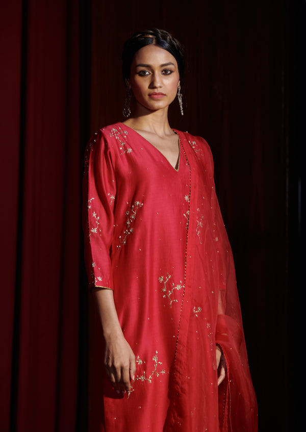 BERRY ALMA KURTA SET