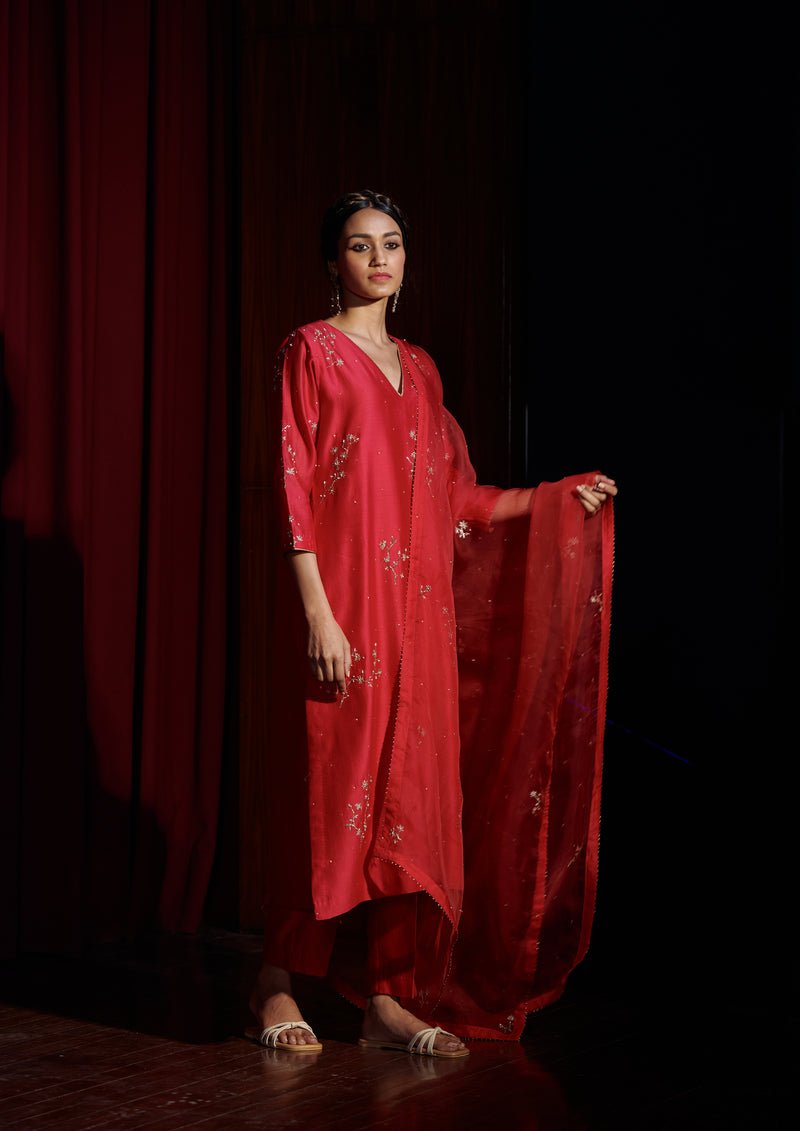 BERRY ALMA KURTA SET