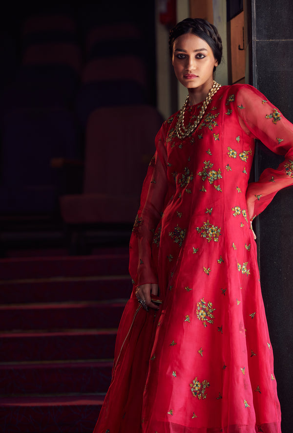 SCARLET NASRIN ANARKALI SET