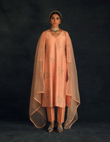 Apricot Kashvi Kurta Set