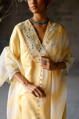 Yellow Advika Kurta Set