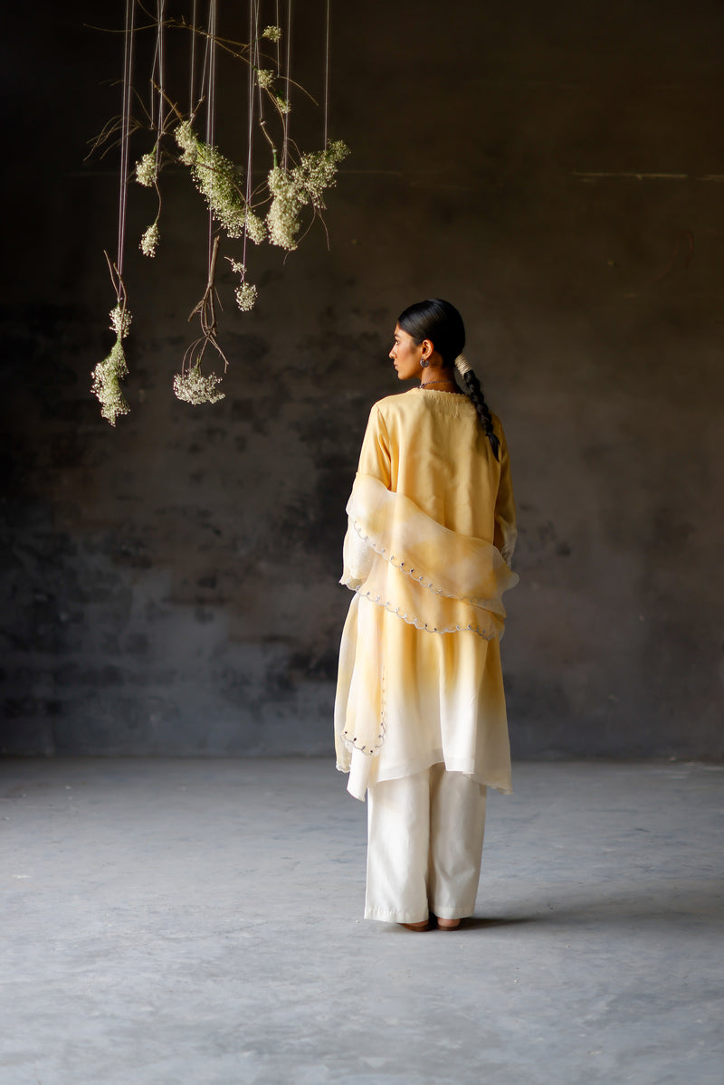 Yellow Advika Kurta Set