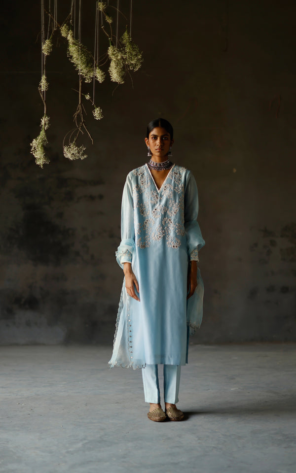 Asmani Aneesha Kurta Set